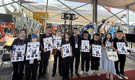 China's Rippa excavator manufacturer makes a wonderful appearance at the 2024 Canton Fair