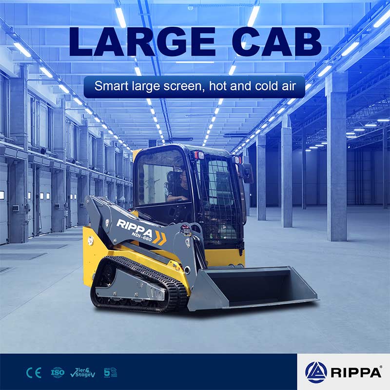 Engineering flagship, heavy-duty responsibility - RIPPA RS20 skid loader