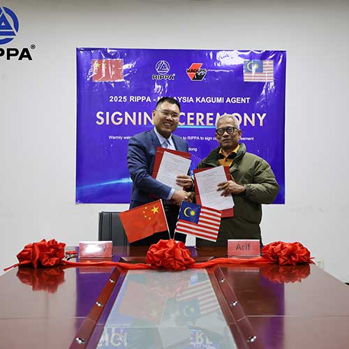 Rippa signed a cooperation agreement with Malaysia's KAGUMI, opening a new chapter in the 2025 global strategy