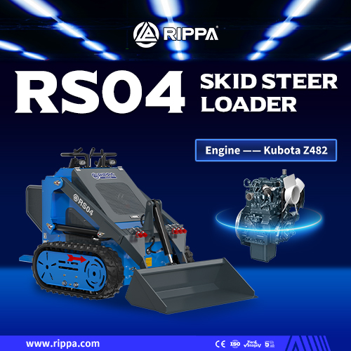 Rippa RS04 Skid Steer Loader Direct Supply from Overseas Warehouses, Enabling Global Equipment Fast Delivery