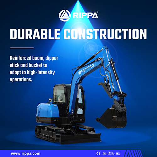 RIPPA R57 excavator - the high-strength choice for construction machinery