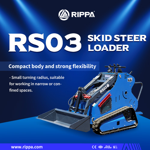 Rippa RS03 Mini Skid Steer Loader - Flexible and Compact All-Round Operator